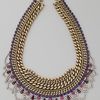 Dannijo Marguerite Necklace in Purple - Lyst