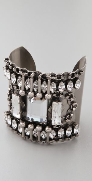 Dannijo Frances Swarovski Crystal Cuff - Lyst