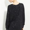 Donna Karan New York Collection Sequin Cashmere Tunic in Black - Lyst