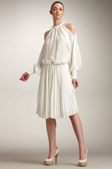 Fendi Cutout Shoulder Dress - Lyst