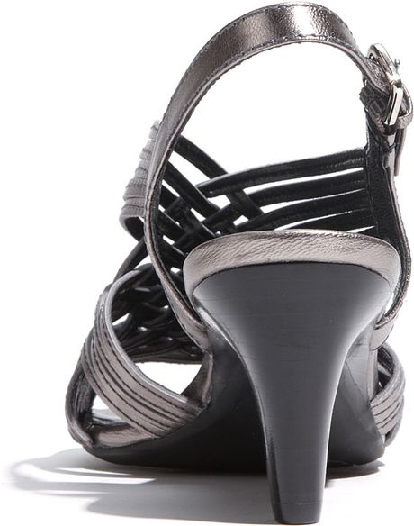 Franco Sarto Artist Collection Luna Woven Sandal in Silver (pewter ...