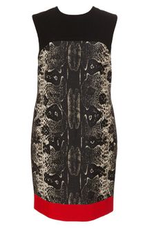 Giambattista Valli Python Printed Wool-silk Dress - Lyst