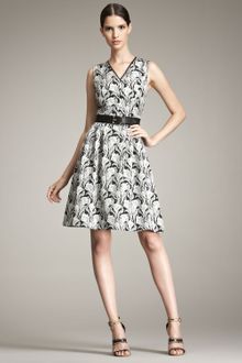Jason Wu Printed Silk A-line Dress - Lyst