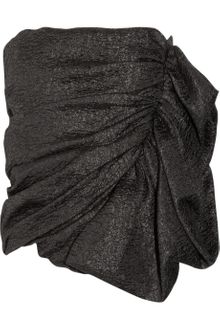 La Petite Salope Crumpled Satin Bustier - Lyst