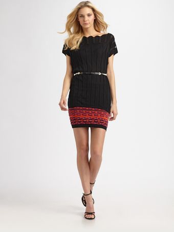  Geometric Minitube Skirt 