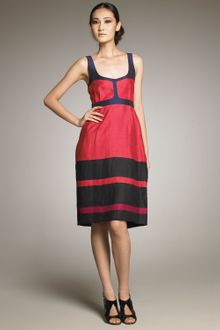 Narciso Rodriguez Swingy Contrast Dress - Lyst