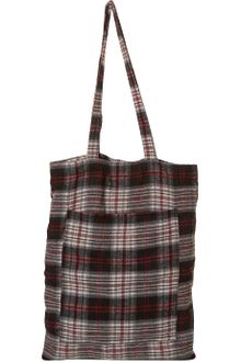 Topman Checked Shopper Bag - Lyst