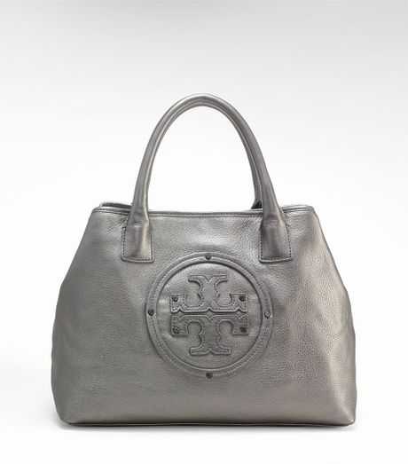 tory burch stacked logo tote