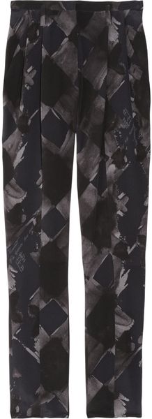 Vionnet Printed Silk Pants - Lyst