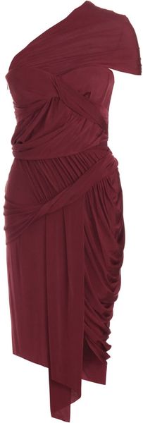 Carven One Shoulder Dress - Lyst