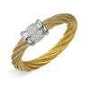 Charriol Classique Small Diamond Stackable Ring in Gold (yellow stainless/white gold) - Lyst