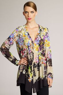 Etro Floral-print Blouse - Lyst