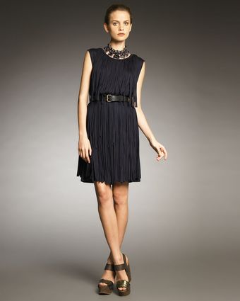 Lanvin Fringe Dress - Lyst