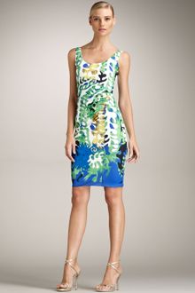 Versace Scoop Neck Dress - Lyst