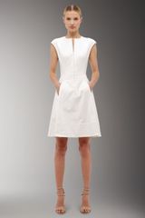 Akris Hidden Zip-front Dress
