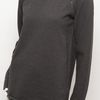 T By Alexander Wang Zip Detail Shirt in Gray (charcoal) - Lyst