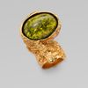 Yves Saint Laurent Arty Ovale Ring in Green - Lyst