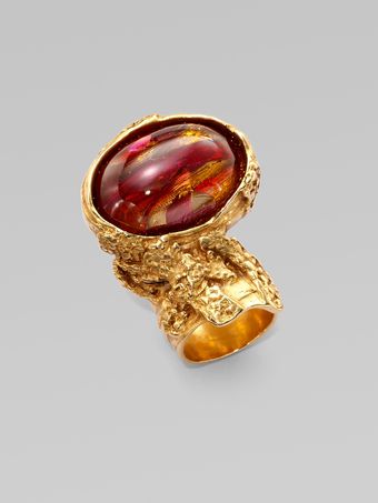 Yves Saint Laurent Arty Ovale Ring - Lyst