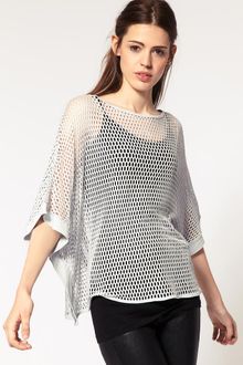 ASOS Collection Asos Top with Netting Detail - Lyst