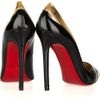 Christian Louboutin Duvette 120 Metallic and Patentleather Pumps in Black - Lyst