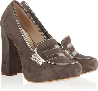 Kat Maconie Kara Suede and Leather Pumps - Lyst