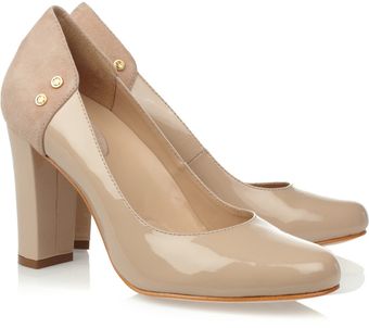 Kat Maconie Jennifer Patent-leather and Suede Pumps - Lyst