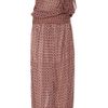 Marc Jacobs Printed Silkchiffon Strapless Gown in Red - Lyst