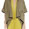 Roland Mouret Koklyush Canvas Coat in Khaki (green) - Lyst