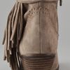 Sam Edelman Louie Fringe Booties in Beige (tan) - Lyst