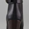 See By Chloé Laceup Wedge Bootie in Black - Lyst