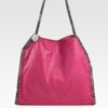 Stella Mccartney Shaggy Deer Baby Falabella Shoulder Bag in Pink (fuxia) - Lyst