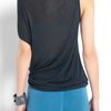 Helmut Lang Thicket Slack Jersey Drape Top in Green - Lyst