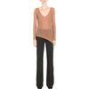 Helmut Lang Asymmetric Hem Sweater tan in Brown (tan) - Lyst