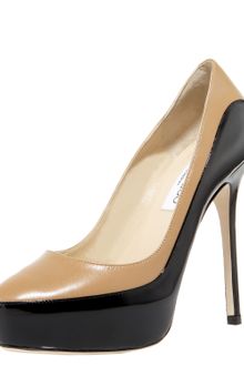 Jimmy Choo Two-tone Platform Pump - Lyst