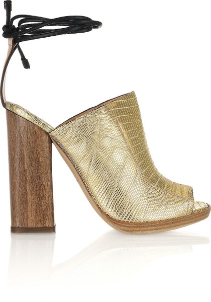 ankle wrap mules