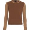 Rochas Two Tone Pullover in Beige (camel) - Lyst