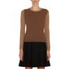 Rochas Two Tone Pullover in Beige (camel) - Lyst