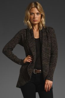 Autumn Cashmere Classic Rib Drape Coat - Lyst