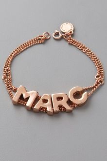 Marc By Marc Jacobs Mini Charm Marc Slide Bracelet - Lyst