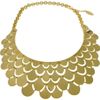Roberto Cavalli Flat Scale Necklace in Gold - Lyst