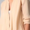 Vince Split Neck Blouse in Pink - Lyst