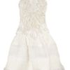 Alexander Mcqueen Handembroidered Silkchiffon Dress in White - Lyst