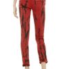 Balmain Inkstained Lowrise Skinny Jeans in Black (red) - Lyst