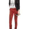 Balmain Inkstained Lowrise Skinny Jeans in Black (red) - Lyst