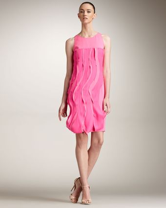 Bottega Veneta Plisse Dress - Lyst