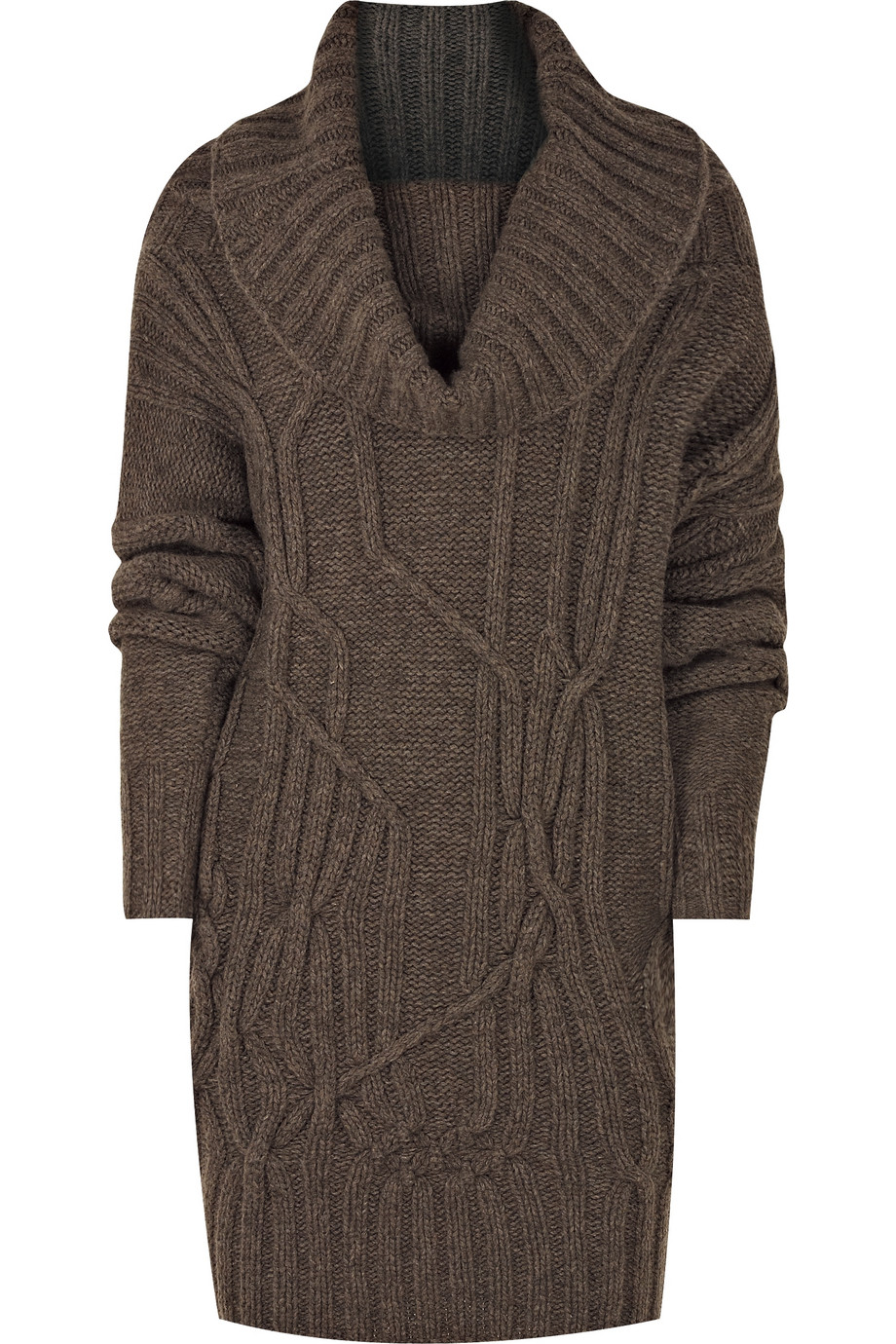 brown oversized sweater vest
