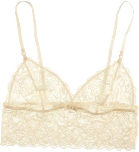 H&m Soft Bra in Beige (natural) - Lyst