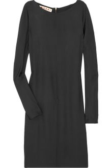 Marni Silk-blend Satin Twill Dress - Lyst