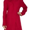 Marni Ribbed Wool Coat in Red - Lyst