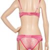 Myla Angelica Padded Plunge Silkblend Bra in Pink - Lyst